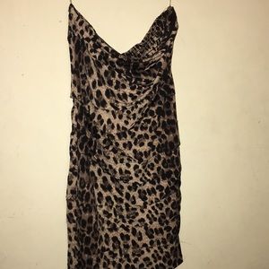 Print mini dress